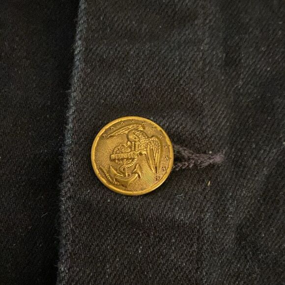 Classic Dark Denim Polo Ralph Lauren Button-Front Skirt size 14 - Picture 2 of 8